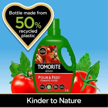Bottle made from 50% recycled plastic