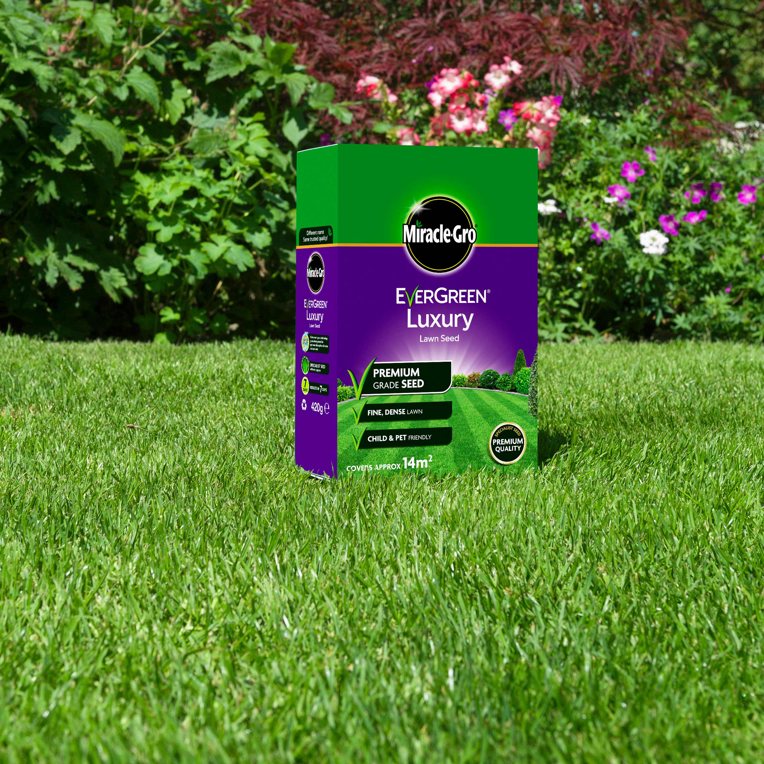 Miracle-Gro® EverGreen® Luxury Lawn Seed 420g