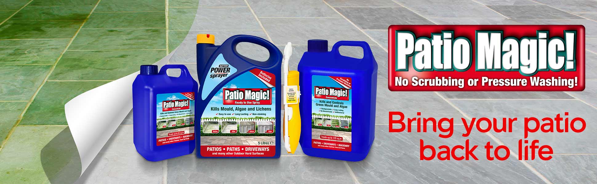 Patio Magic!® Ready To Use Spray 5 litres