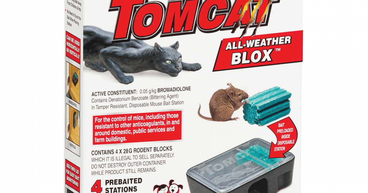TOMCAT Child Resistant, Disposable Station Mouse Killer in the Animal &  Rodent Control department at